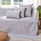 Διακοσμητική Μαξιλαροθήκη Charisma Cotton Stripe Aqua 30X50